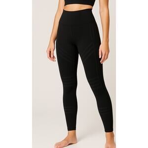 Alo Leggings Grey Black Womens High Rise XS